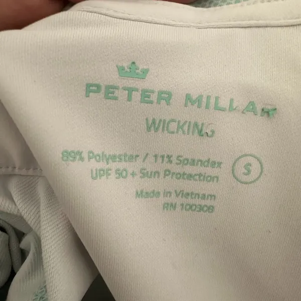 Peter Millar Pullover‎ Women Small Green 1/4 Zip Wicking UPF 50 Golf IDI Gazeley - Image 7