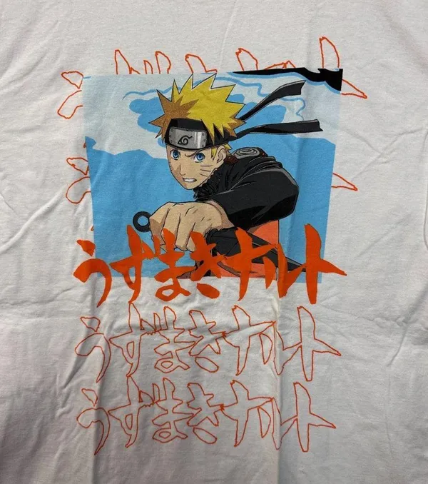 Naruto Uzumaki Hidden Leaf Hero Naruto Shippuden Anime Tee L - Image 2