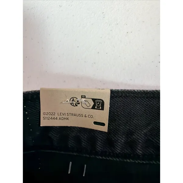 NWT Levi's 501 Women Size 32 (14) Black 100% Cotton Denim 2" Cutoff Shorts - Image 7