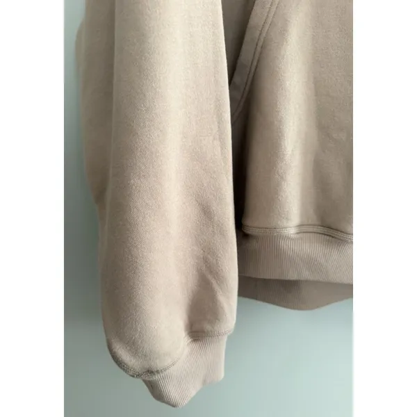 Free People Movement Final Call Logo Hoodie Sand Women's Size Medium - Image 7