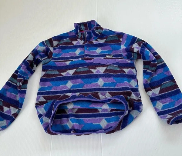 Patagonia Synchilla Snap T Fleece Pullover Guatemalan Tango Purple Blue,… - Image 6