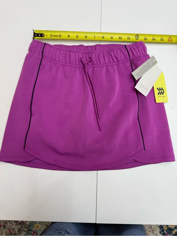 all in motion Purple Athletic Drawstring Skort size XS - Image 6