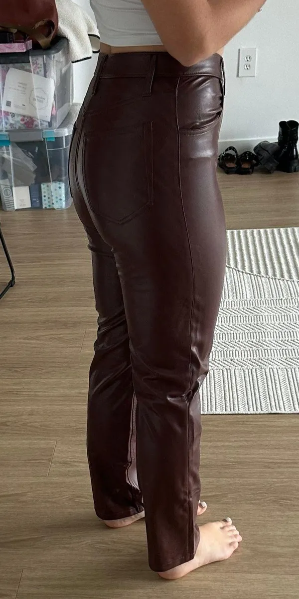 Abercrombie And Fitch Leather Pants - Image 2