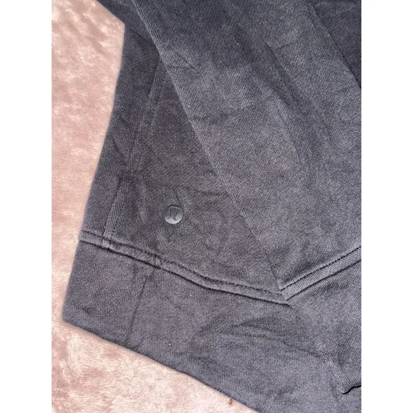 Lululemon Women's Scuba Full Zip Hoodie Fleece Sweatshirt Jacket Black Size 6 - Image 5