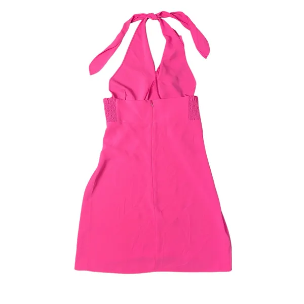 Amanda Uprichard New‎ York Hot Pink Halter Mini Dress Size S - Image 5