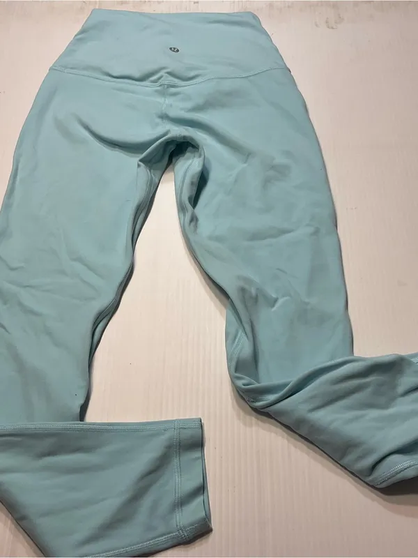 Lululemon Align High-Rise Pant 25" Icing Blue Leggings Sz 4 - Image 8