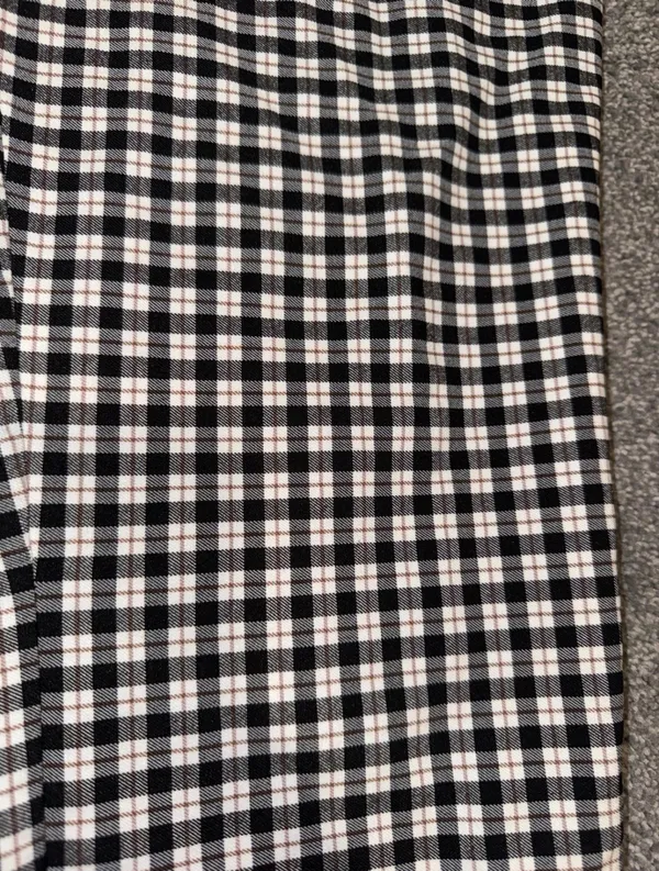 Plaid Cropped Pants Multiple Size 14 - Image 5