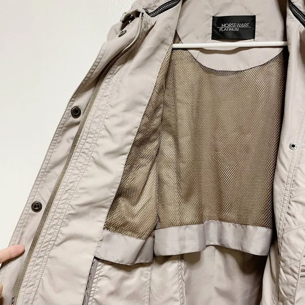 Horseware Platinum Tan Rain Jacket Brown - Image 6