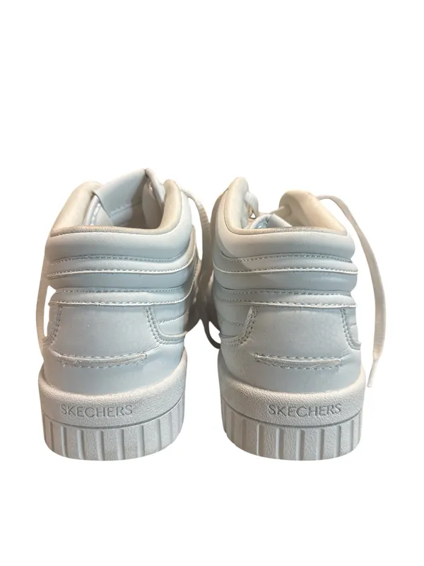 Skechers Jade High Reward White Faux Leather High Top Sneakers - Image 4