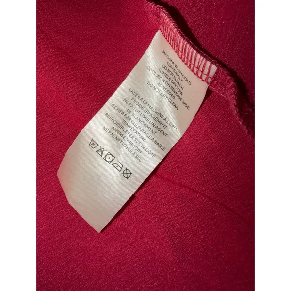 Free People x REVOLVE Home Grown Mesh Cardi Magenta Floral Strawberry L NWOT - Image 4