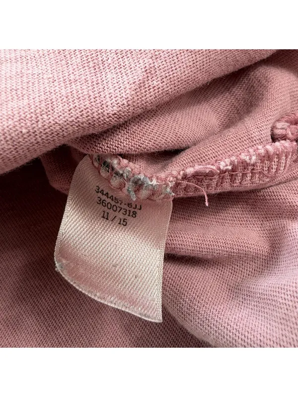 Victoria’s Secret PINK Long Sleeve Shirt Womens M Pink Stripe Logo Pocket Tee - Image 10