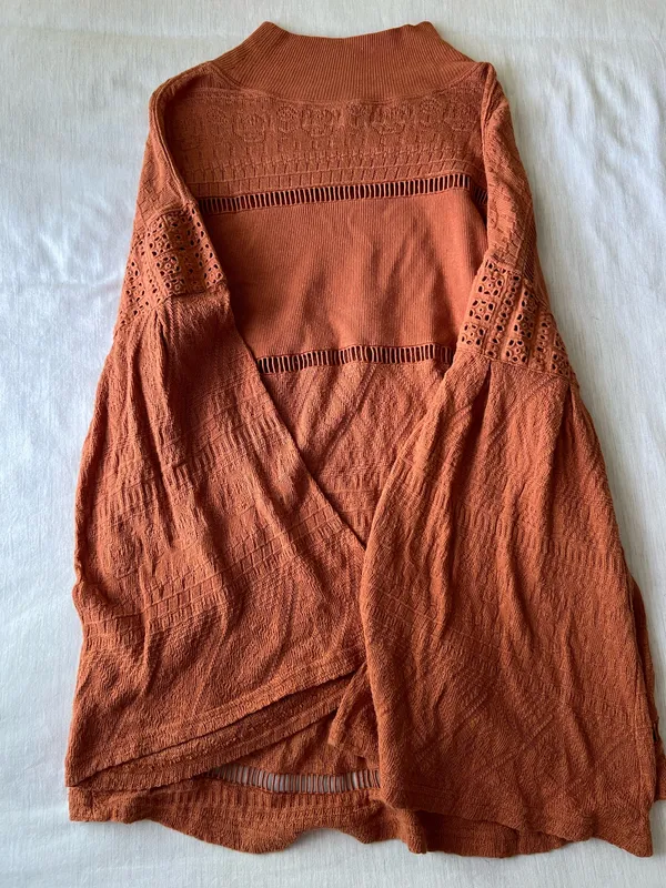 Free People Burnt Orange Detail Tunic - Image 5