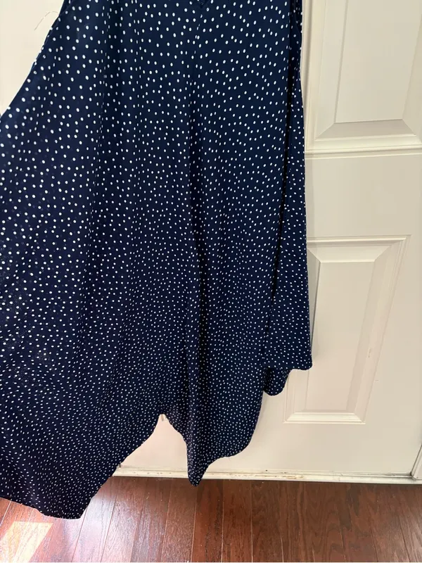 Tommy Bahama Fractured‎ Polka Dot Scarf Coverup Dress Size XL - Image 2