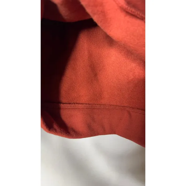 Alo Yoga Soleil Cropped Turtleneck Long Sleeve Top in a burnt orange sz S - Image 6
