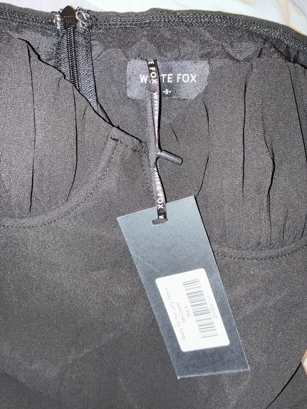 White fox Ready for fun long sleeve dress - Image 3