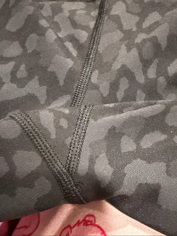 lululemon athletica align Black Tonal Animal Print Leggings 12 - Image 7