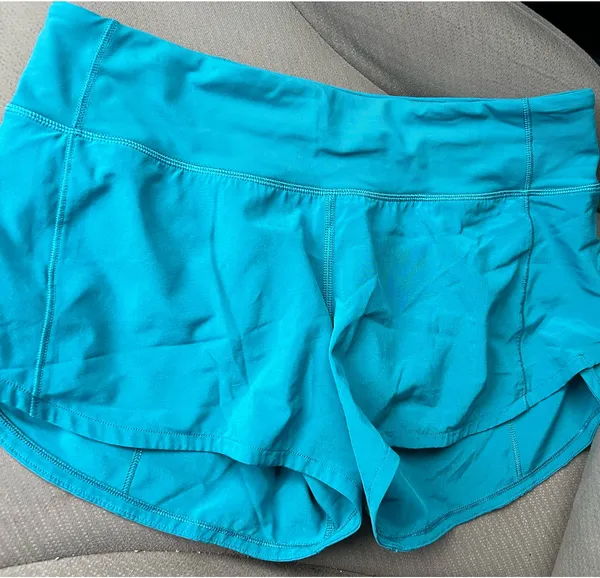 hawaiian blue lululemon speed up shorts tall - Image 3