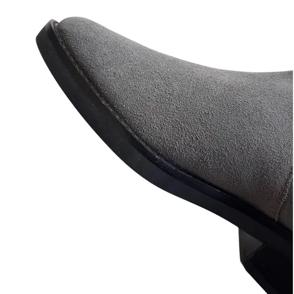 NWT Cole Haan Waterproof Leather Ankle Boots Grey Size 5 1/2 - Image 3