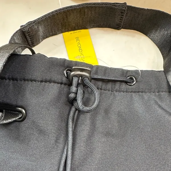 Beyond Yoga Black Convertible Drawstring Tote - Image 10
