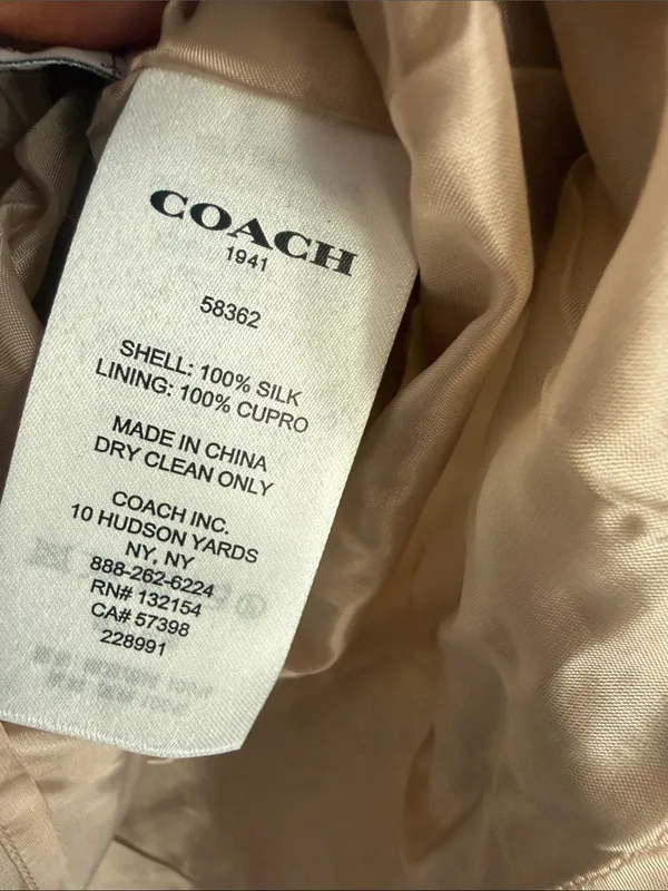 Coach 1941 floral patchwork circular silk skirt 8 - Image 6