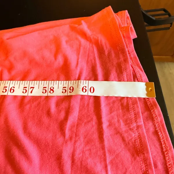 Tall Boutique Maxi Dress S/M Coral Orange Flowy Sleeveless Vacation Beeson River - Image 7