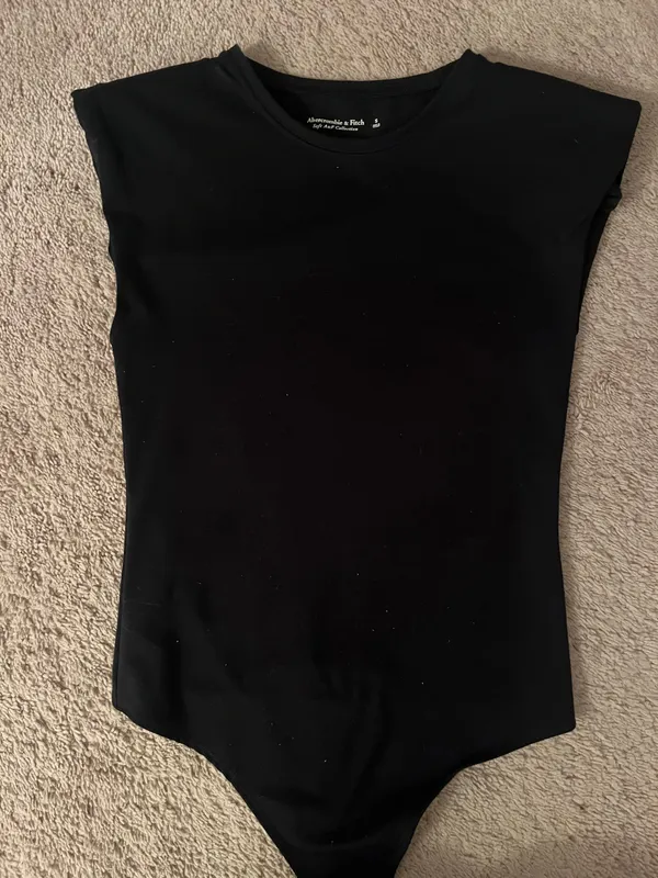 Abercrombie & Fitch Black Boatneck Bodysuit - Image 3