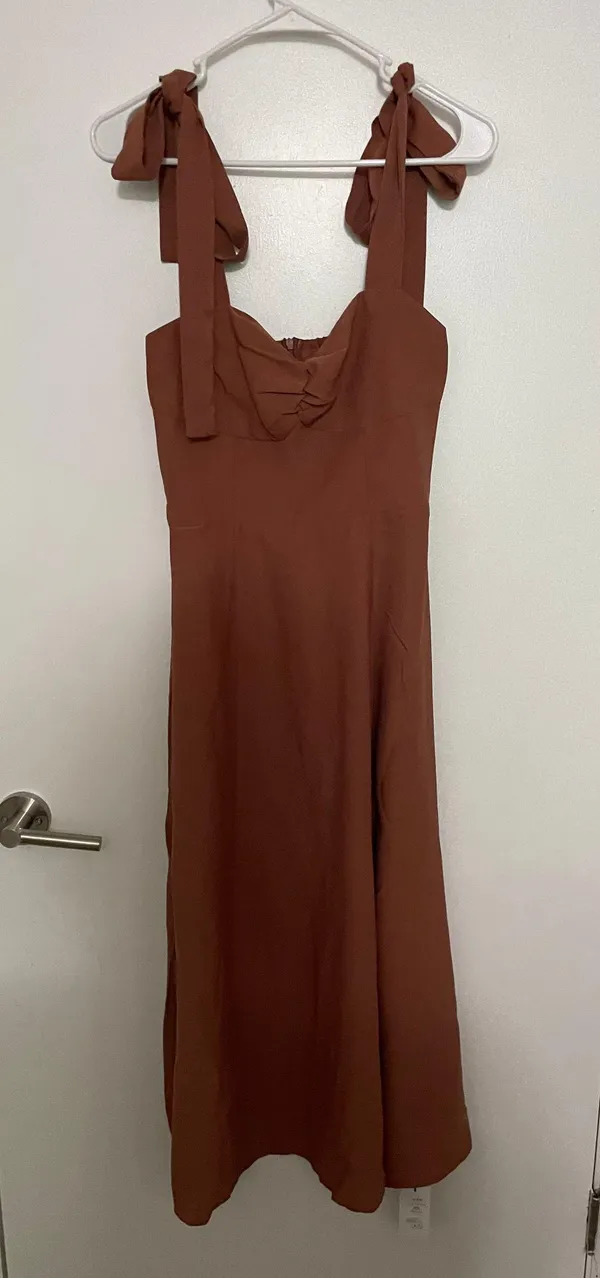 Cider Brown/pink Midi Dress NWT - Image 2