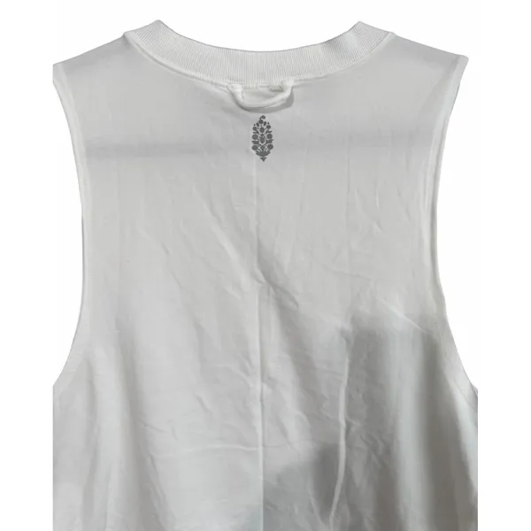 Free People Movement Hot Shot Muscle Tank Top White Women's Size Large - Image 4