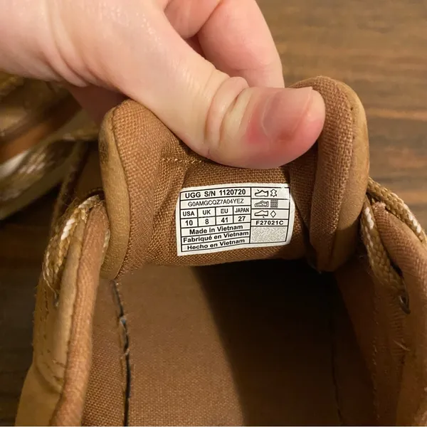 Ugg Marin Platform Nubuck Leather Sneakers size 10 - Image 8