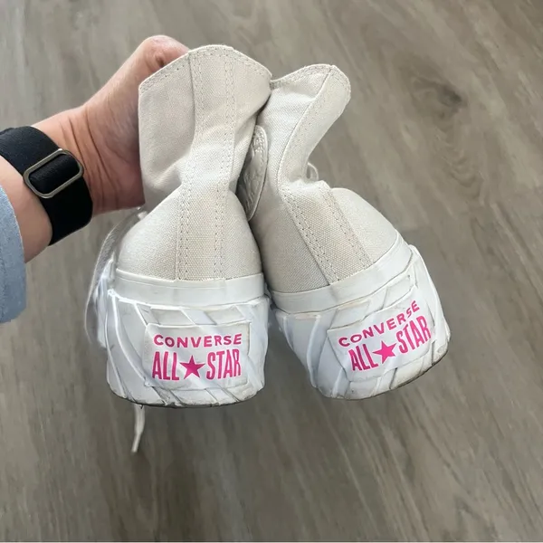 Converse Chuck Taylor All Star Lift 2X High 'Pale Putty' Size 8.5 - Image 3