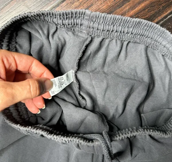 Drawstring waist, cotton shorts, basic summer lightweight - Image 4