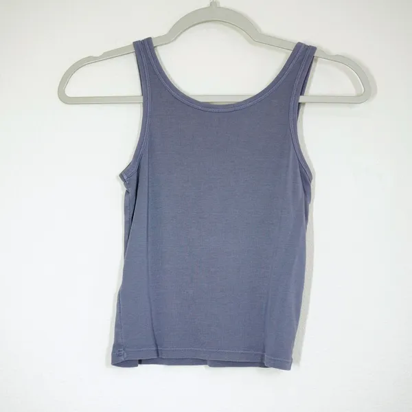 Brandy Melville St. Barth Sail Club Tank Top Blue Anchor Graphic Crop Tank - Image 6