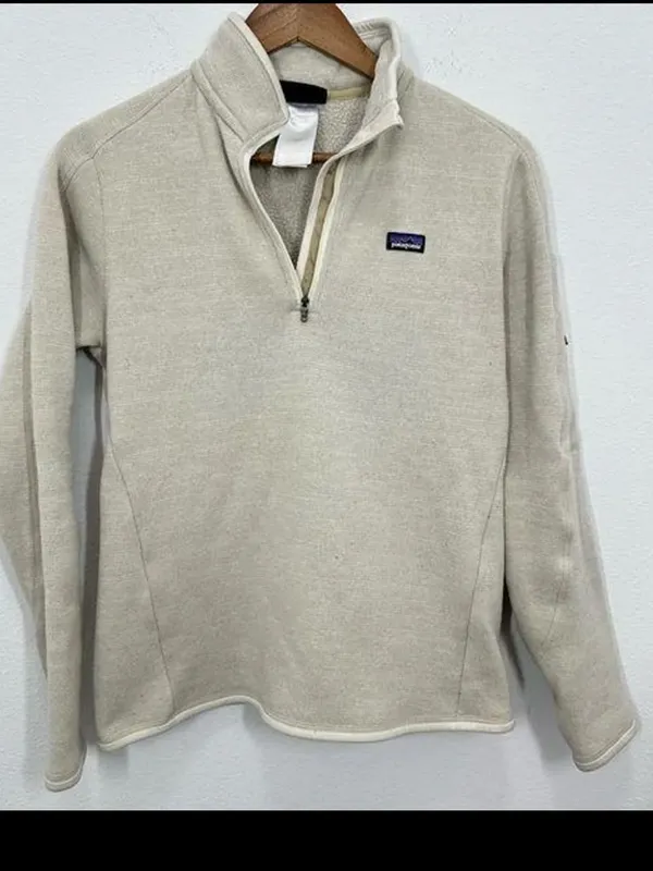 Patagonia Women's Size Medium Better Sweater Quarter Zip Sandstone - Image 6