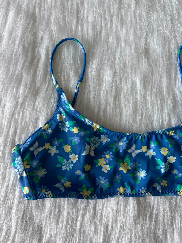 PacSun NWOT Swim Floral Bikini Top - Image 3