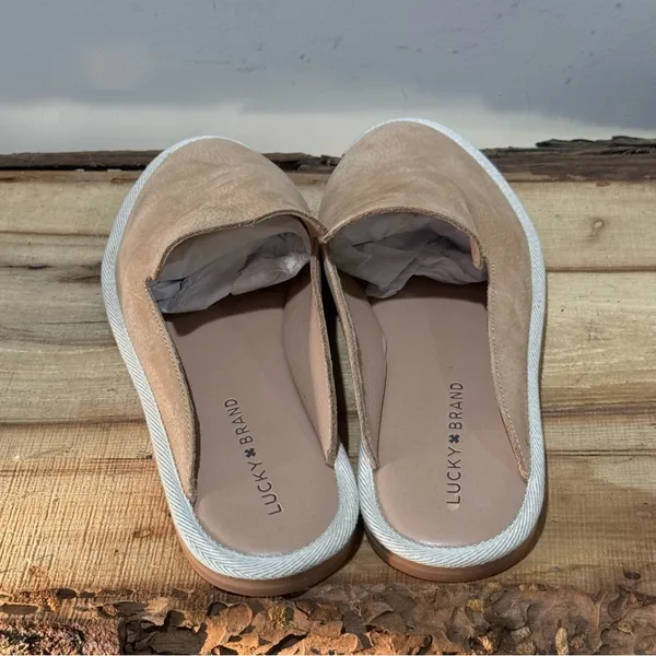 Lucky Brand Leather mules Size 9 A45‎ - Image 8