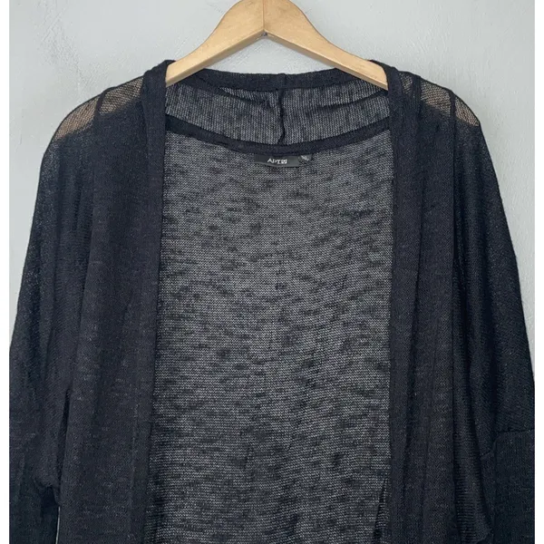 Sheer Lightweight Shrug Size Small Black Cardigan Dark Fairy Emo Indie Sleaze - Image 2