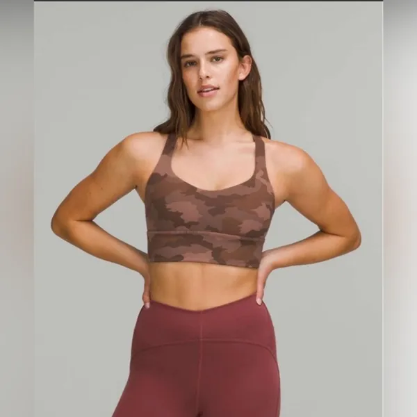 Lululemon Free to Be Longline Bra Size 4 - Image 2