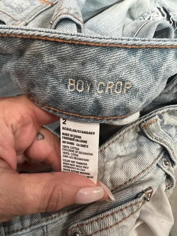 American Eagle boy crop jeans  - Image 6