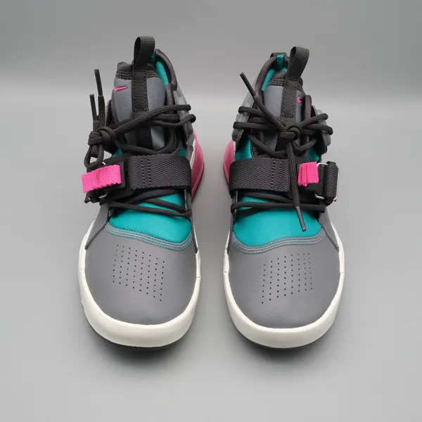 Nike Air Force 270 GS Wolf Grey Hyper Pink Teal AJ8208-005 6Y Women 7.5 Sneaker - Image 9