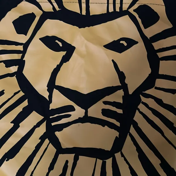 Disney's The Lion King Broadway‎ Musical Shoulder Tote Bag - Black & Yellow - Image 2