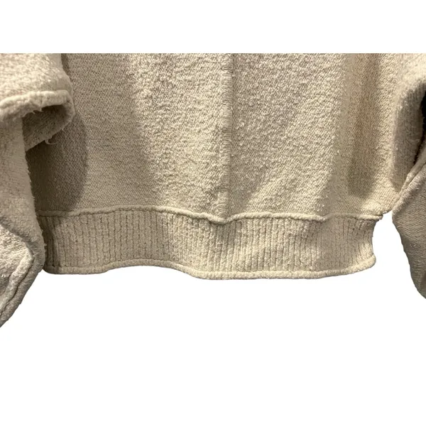 Free People Found My Friend Pullover Boucle Textured Sweater Size XS Oversized - Image 5