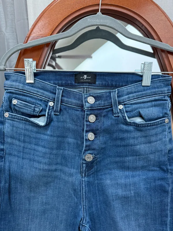 7 For All Mankind Skinny Jeans High-Waisted - Image 2
