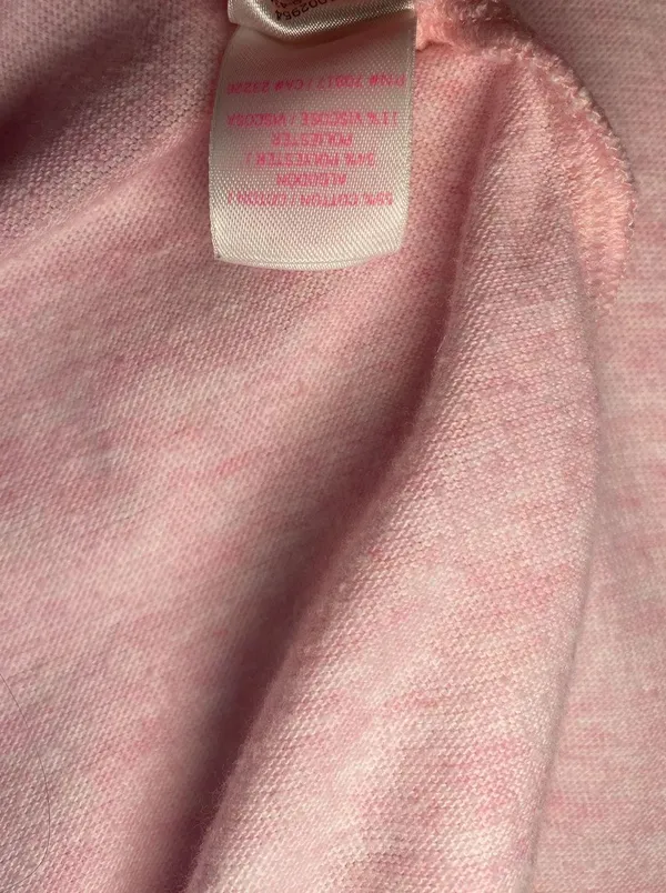 Victoria's Secret PINK Lightweight Light Pink Perfect Zip Hoodie Size Medium EUC - Image 9