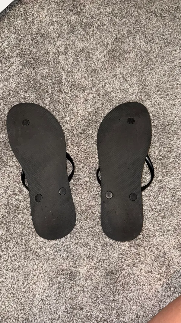 American Eagle Black Flip-Flops  - Image 2