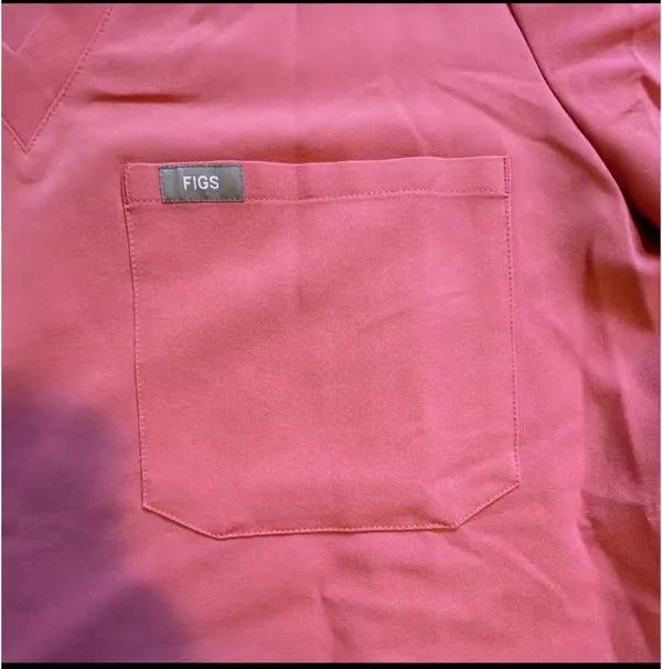FIGS Women’s Catarina Scrub Top in Limited Edition Quartz Size Large - Image 2