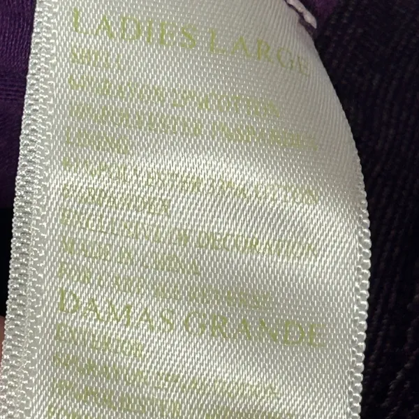 Green Tea‎ Purple Heathered Athletic Skirt Size L G Skort Tennis Golf - Image 4