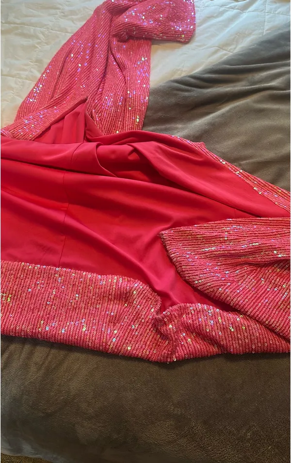 Blondie Nites Prom Dress Pink - Image 5