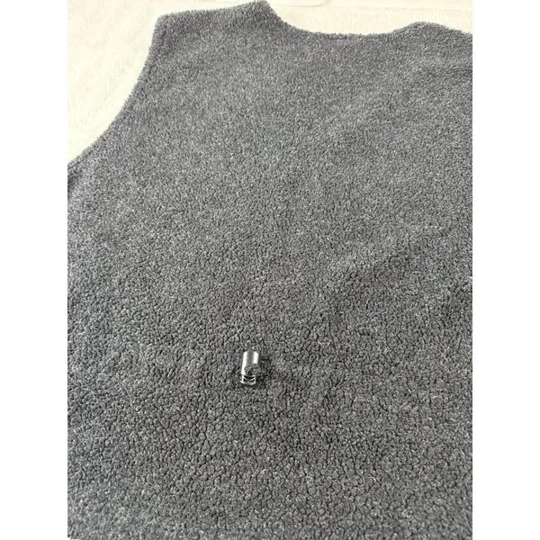 Vintage Kelly Sport Yukon Fleece Vest Women’s Medium Gray Zip‎ Up Made in Canada - Image 7