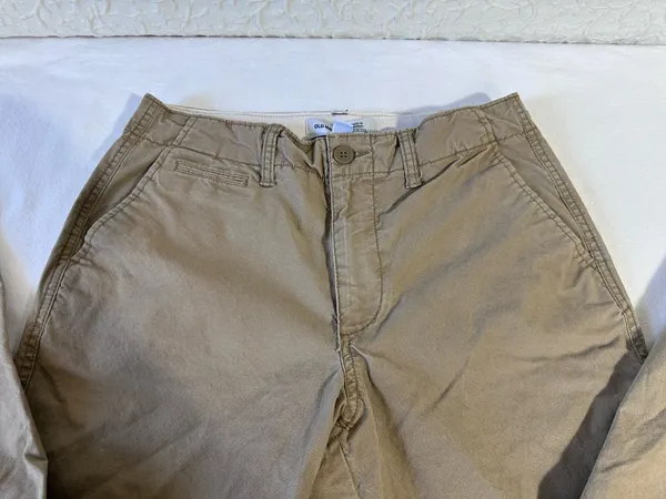 Old Navy Classic Khakis Straight Leg Casual Pants Men's 34”x31” - Image 5