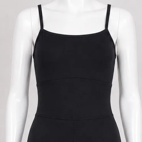 All In Motion Womens Everyday Soft Bodysuit Black Yoga Jumpsuit UPF 50+ X-Small‎ - Image 2